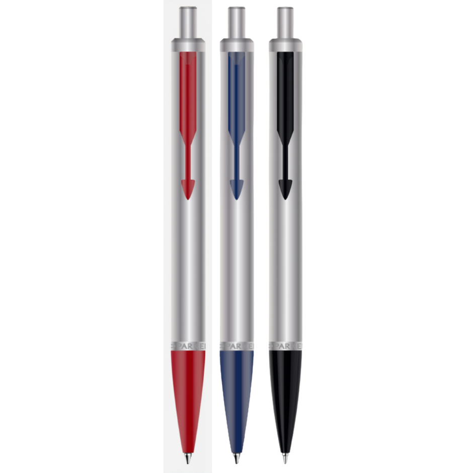 Parker Latitude Stainless Steel Ball Pen | Ink Colour - Blue