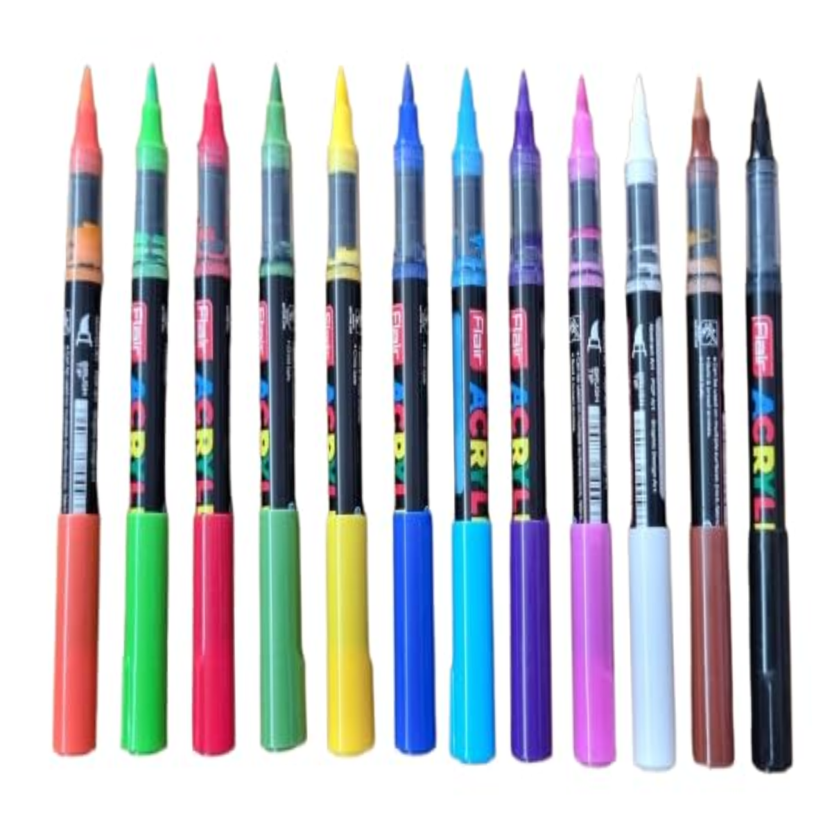 Flair Creative Liquid Acrylic Marker | Set of 12 Shades