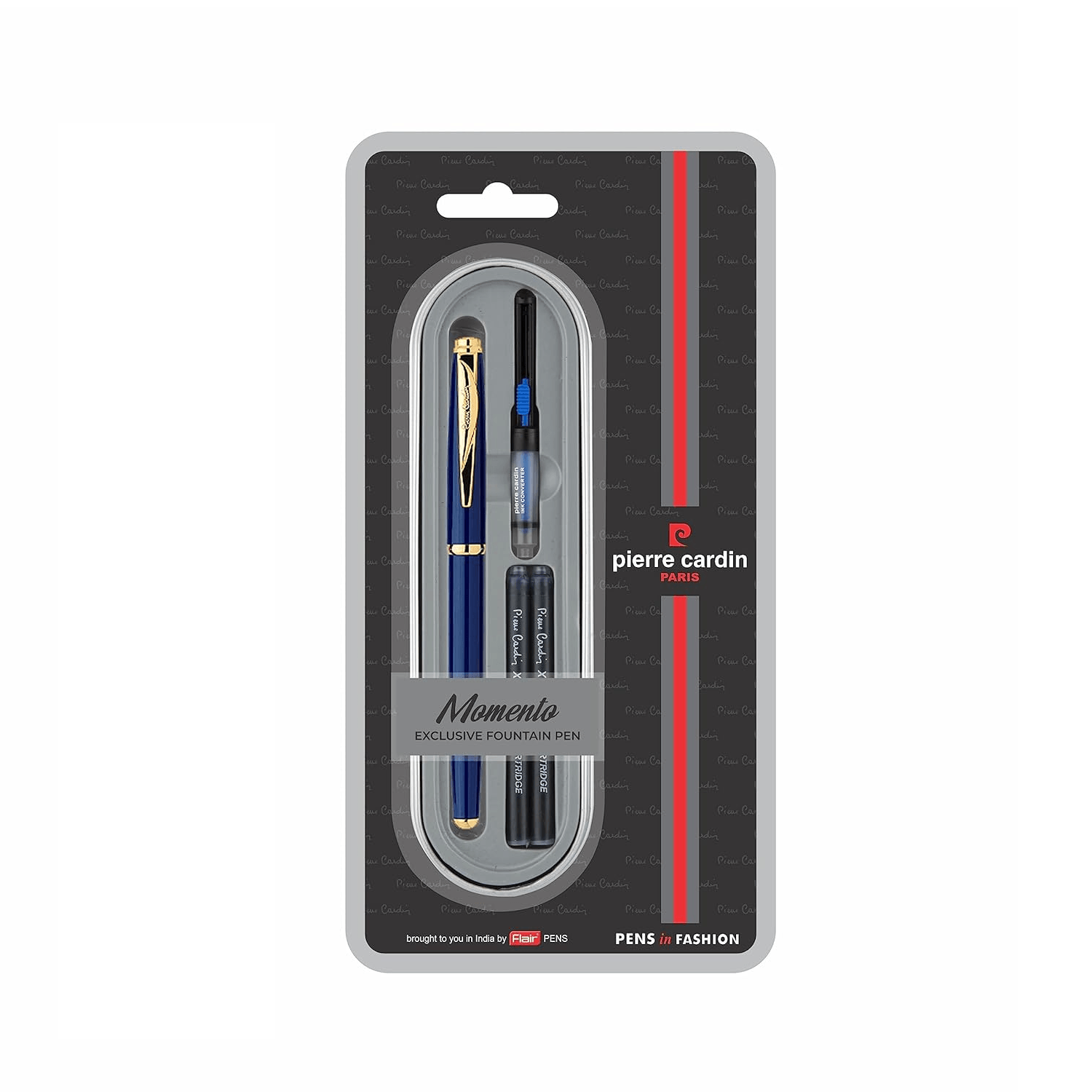 Pierre Cardin Momento Fountain Pen | Includes Converter and 2 Cartridges