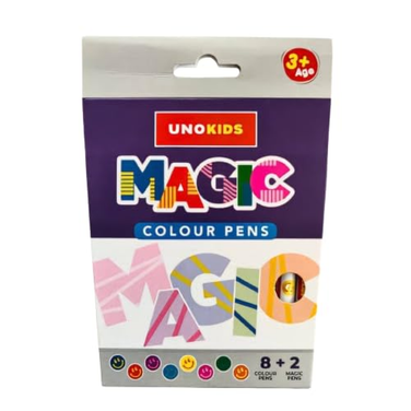 Unokids Magic Colour Pens 8+2 Shades