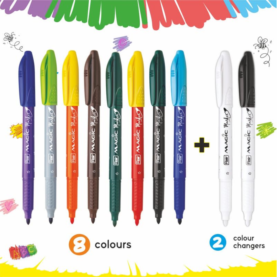 Flair Magic Marker Set | Set of 10 Pens