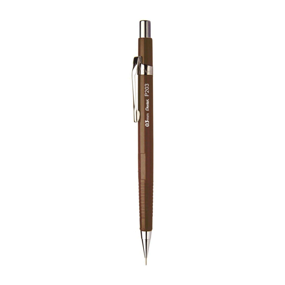 Pentel Sharp P200 Mechanical Pencil for precise drawing and drafting with 4mm tip and replaceable eraser.