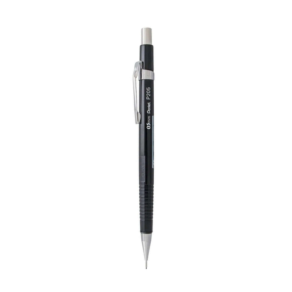 Pentel Sharp P200 Mechanical Pencil for drawing, drafting, and writing with precision and a replaceable eraser.