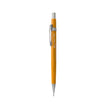 Pentel Sharp P200 Mechanical Pencil in bright yellow color with a silver clip and 4mm tip for precise writing.