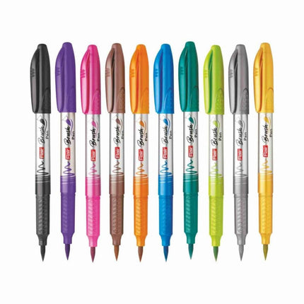 Flair Creative Metallic Brush Marker Set of 10 Shades