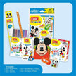 Flair Creative Disney Mickey 50 Kit | Stationery Kit of 7 Items showcasing colorful stationery and Disney characters.