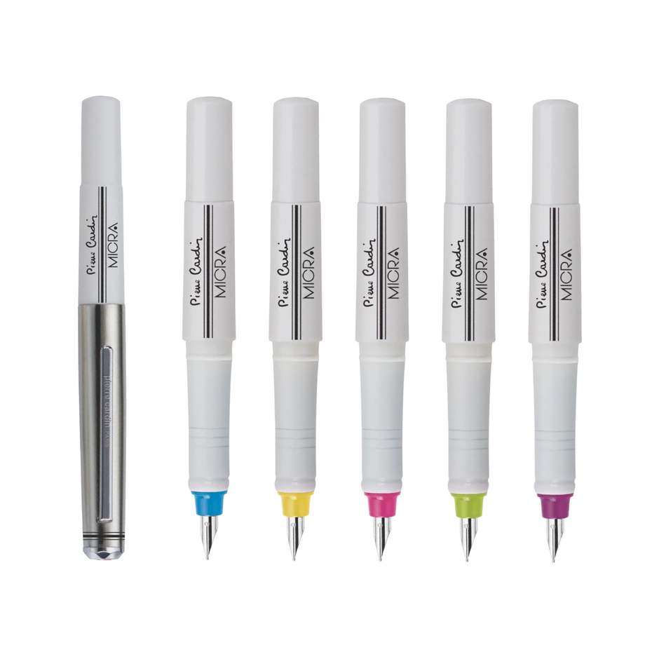 Pierre Cardin Micra Fountain Pen | Includes 4 Ink Cartridges