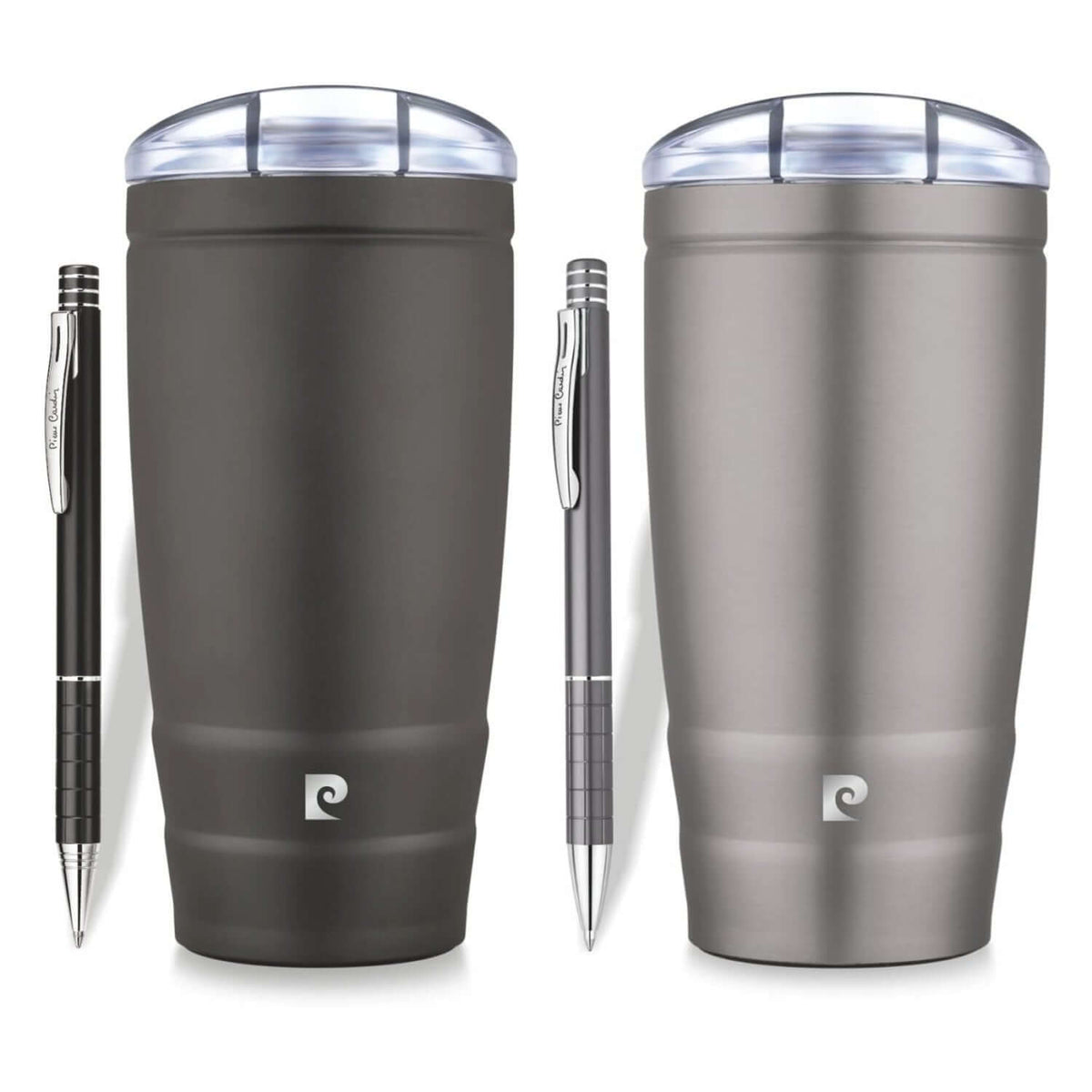 Pierre Cardin Milord Gift Set | Set of Mug and Pen featuring a double-wall insulated tumbler and a sleek ballpoint pen.