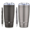 Pierre Cardin Milord Gift Set | Set of Mug and Pen featuring a double-wall insulated tumbler and a sleek ballpoint pen.