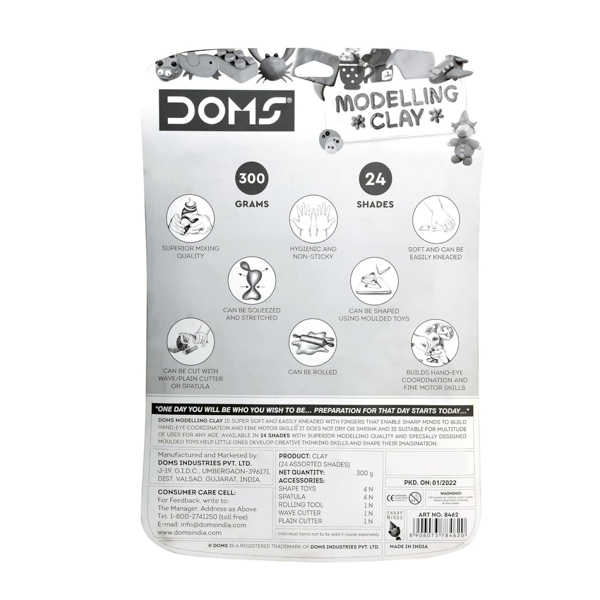 Doms Modelling Clay 24 Shades