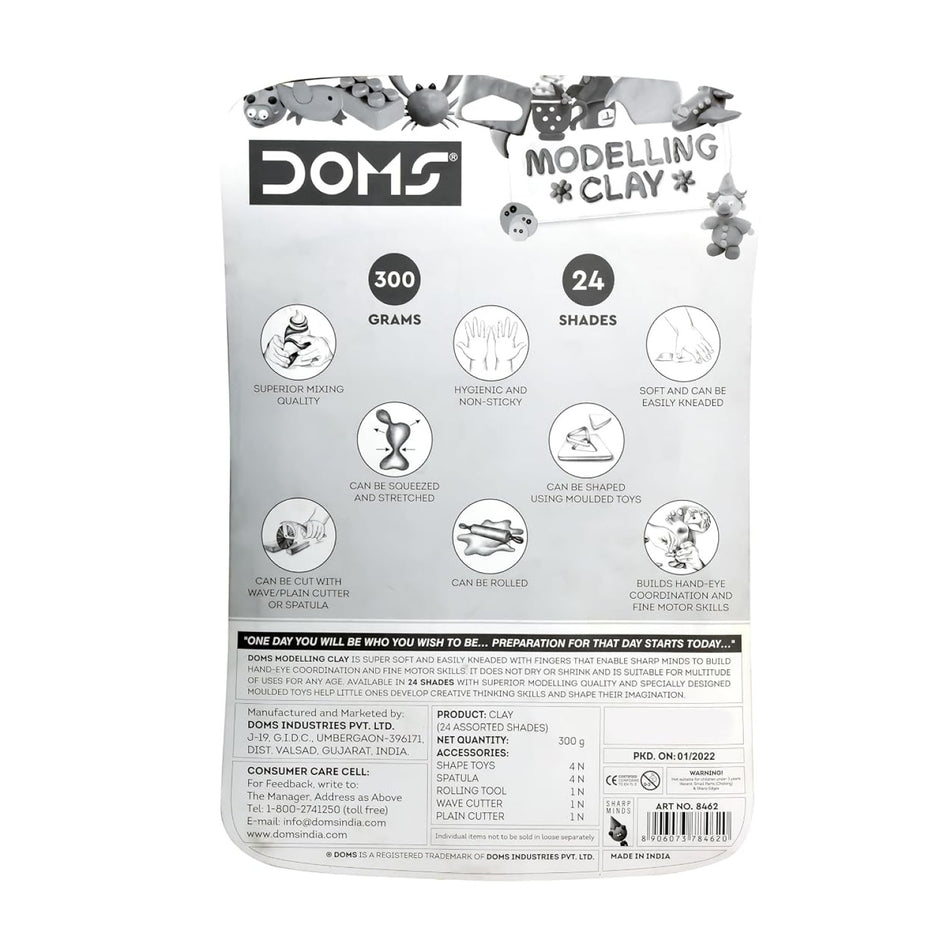 Doms Modelling Clay 24 Shades