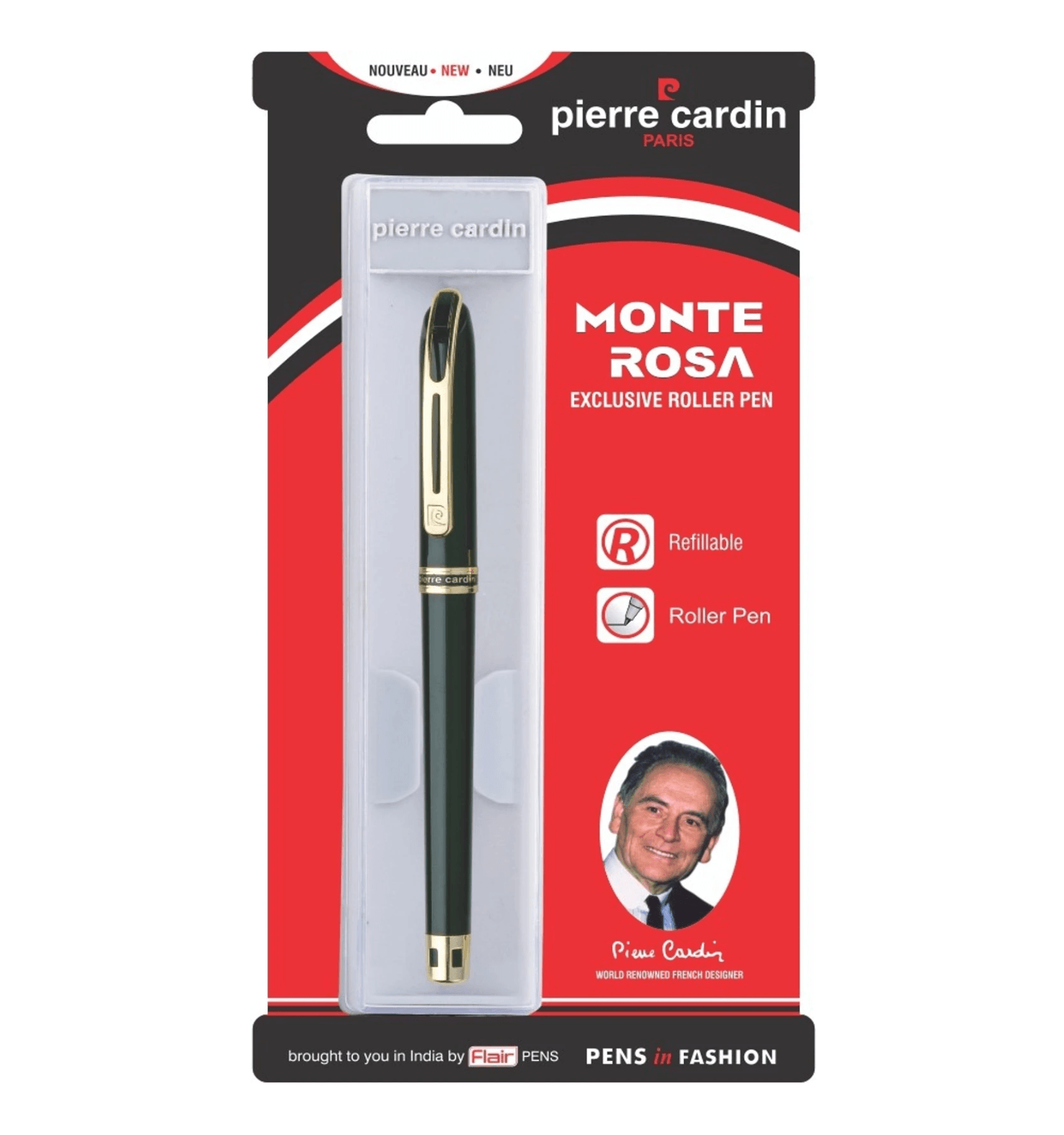 Pierre Cardin Monte Rosa Roller Pen | Ink Colour - Blue