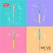 Flair Creative Move 0.7mm Mechanical Pencil | Includes Lead in multicolor finish on bright background.