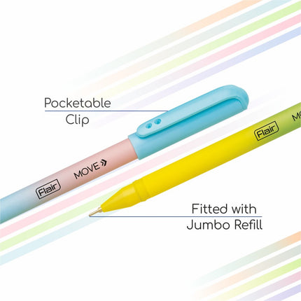 Flair Move Ball Pen | Ink Colour - Blue and Black