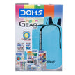 DOMS Neon Gear Kit | Comes With Zipper Bag | Combination of 11 Stationery Items packaging with vibrant colors.