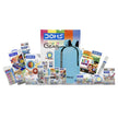 DOMS Neon Gear Kit | Comes With Zipper Bag | Combination of 11 Stationery Items displayed with various drawing tools.