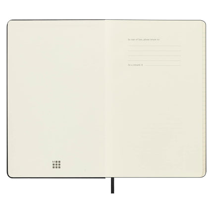 Moleskine Classic Hard Cover Ruled Notebook | Size - 5"x8.25" | Colour - Black