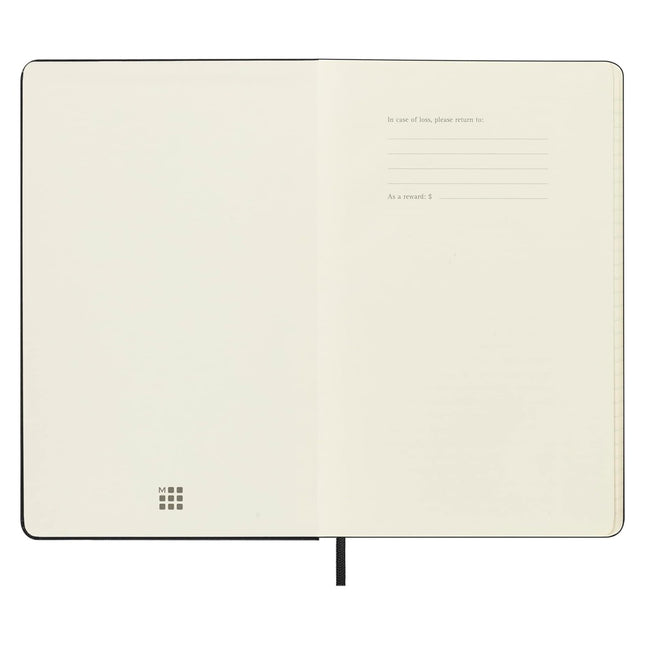 Moleskine Classic Hard Cover Ruled Notebook | Size - 5"x8.25" | Colour - Black