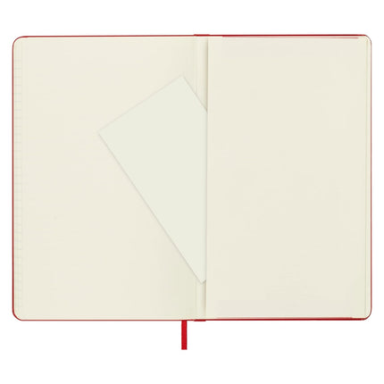 Moleskine Classic Hard Cover Ruled Notebook | Size - 5"x8.25" | Colour - Red