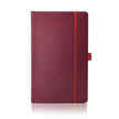 Sheaffer Echoes Of Red 90GSM Notebook in burgundy with an elastic closure, designed for creativity and inspiration.