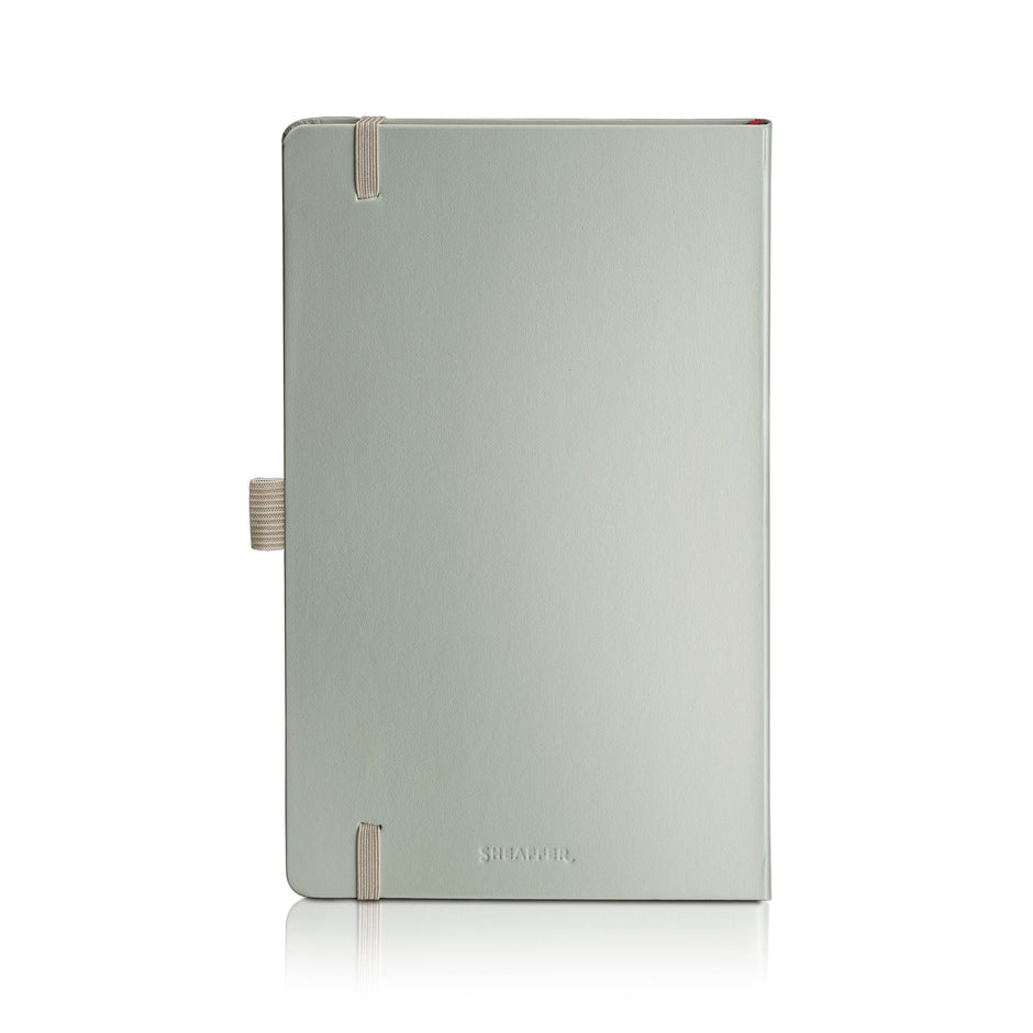 Sheaffer Nature's Muse 90GSM Notebook in light grey with elastic closure, ideal for creativity and reflection.