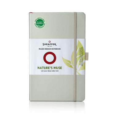 Sheaffer Nature's Muse 90GSM Notebook in light grey with an elegant design for writing and creativity.