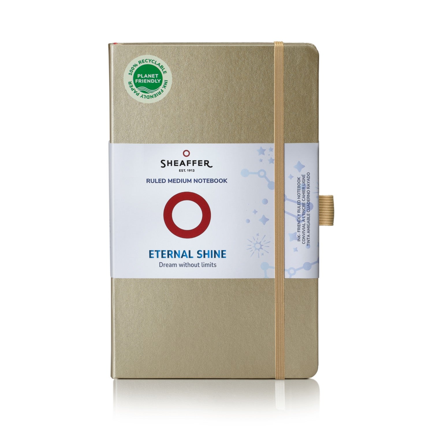 Sheaffer Eternal Shine 90GSM Notebook | Colour - Metallic Champagne Gold
