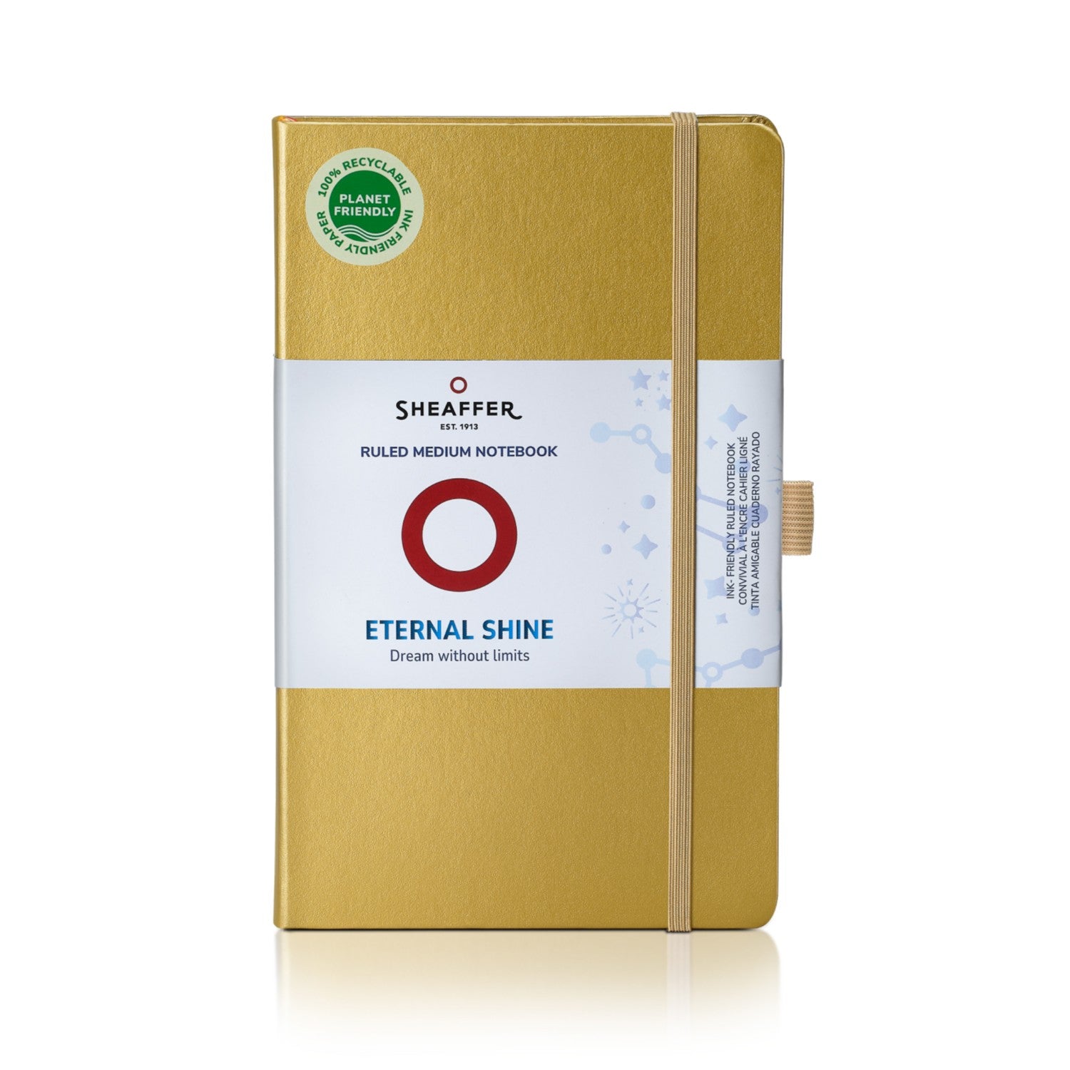 Sheaffer Eternal Shine 90GSM Notebook | Colour - Metallic Gold