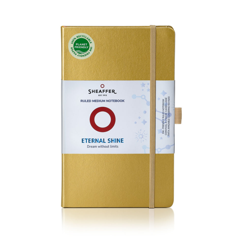 Sheaffer Eternal Shine 90GSM Notebook | Colour - Metallic Gold
