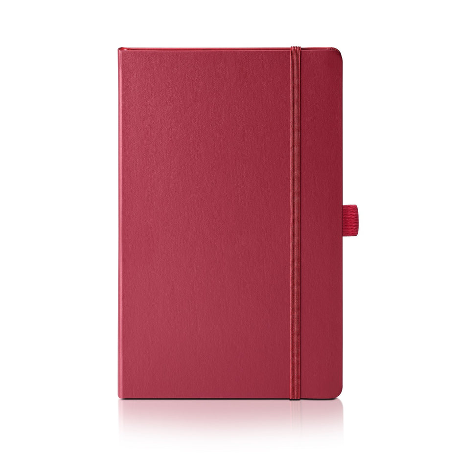 Sheaffer Echoes Of Red 90 GSM Notebook - Red Hardbound Cover for Creative Expression