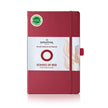 Sheaffer Echoes Of Red 90 GSM Notebook - Red hardbound ruled medium notebook showcasing creativity and passion.