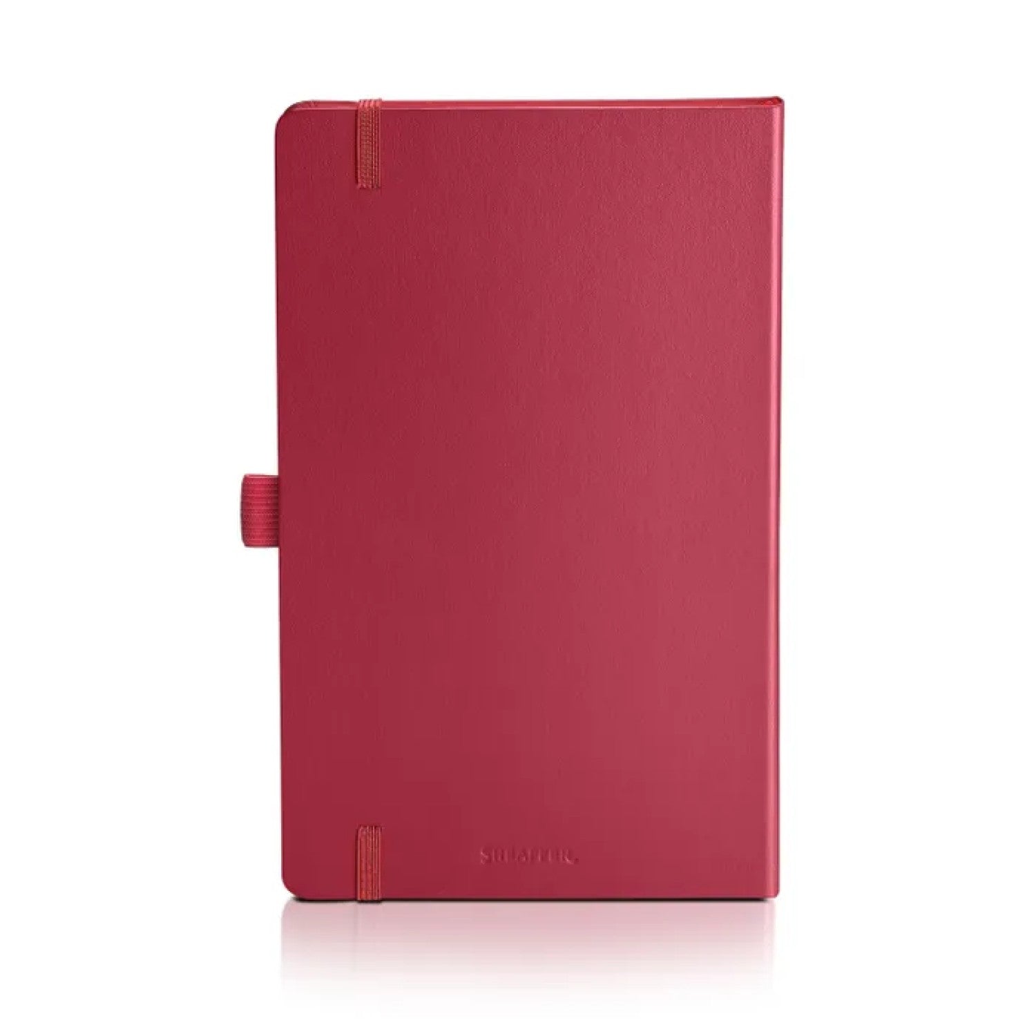 Sheaffer Echoes Of Red 90 GSM Notebook in red hardbound cover, size 20.5cm x 12.5cm.