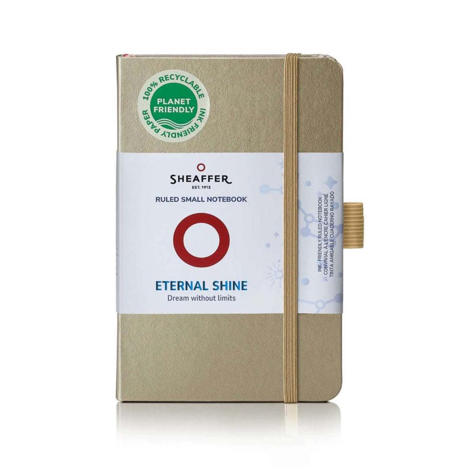Sheaffer Eternal Shine 90GSM Small Notebook | Colour - Metallic Champagne Gold