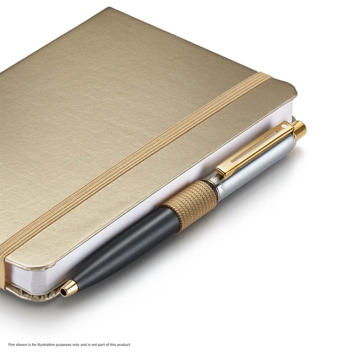 Sheaffer Eternal Shine 90GSM Small Notebook | Colour - Metallic Champagne Gold