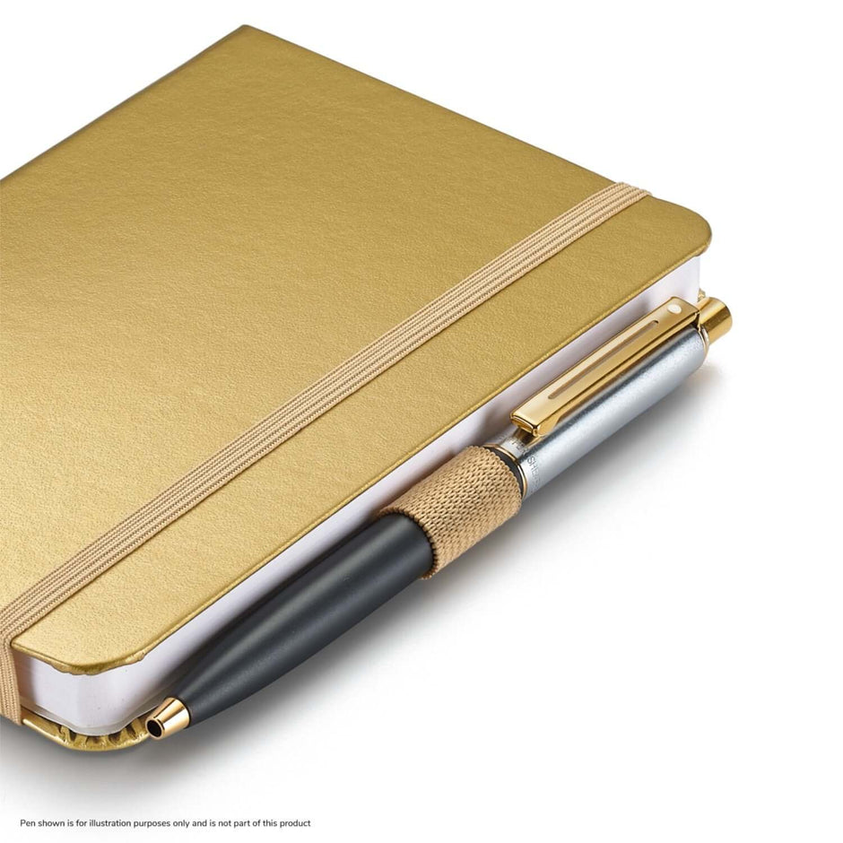 Sheaffer Eternal Shine 90GSM Small Notebook | Colour - Metallic Gold
