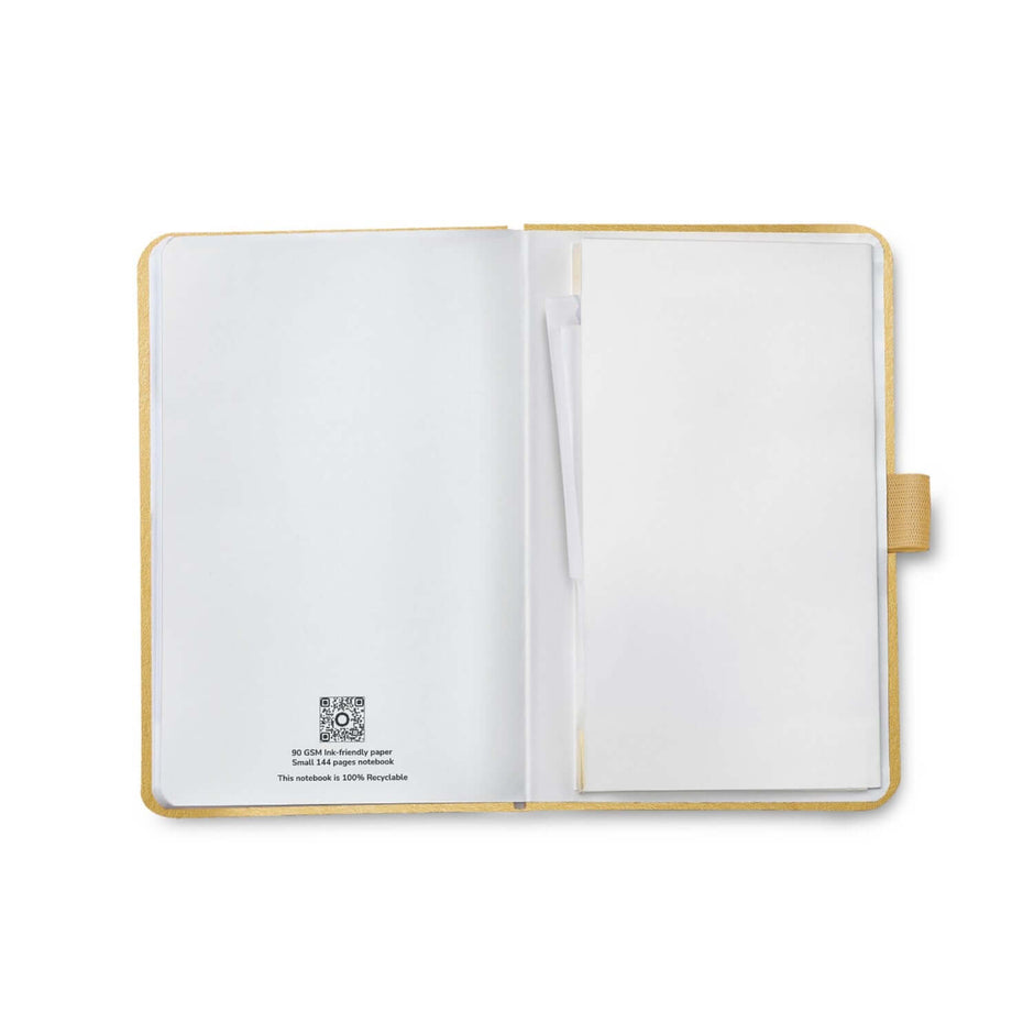 Sheaffer Eternal Shine 90GSM Small Notebook | Colour - Metallic Gold