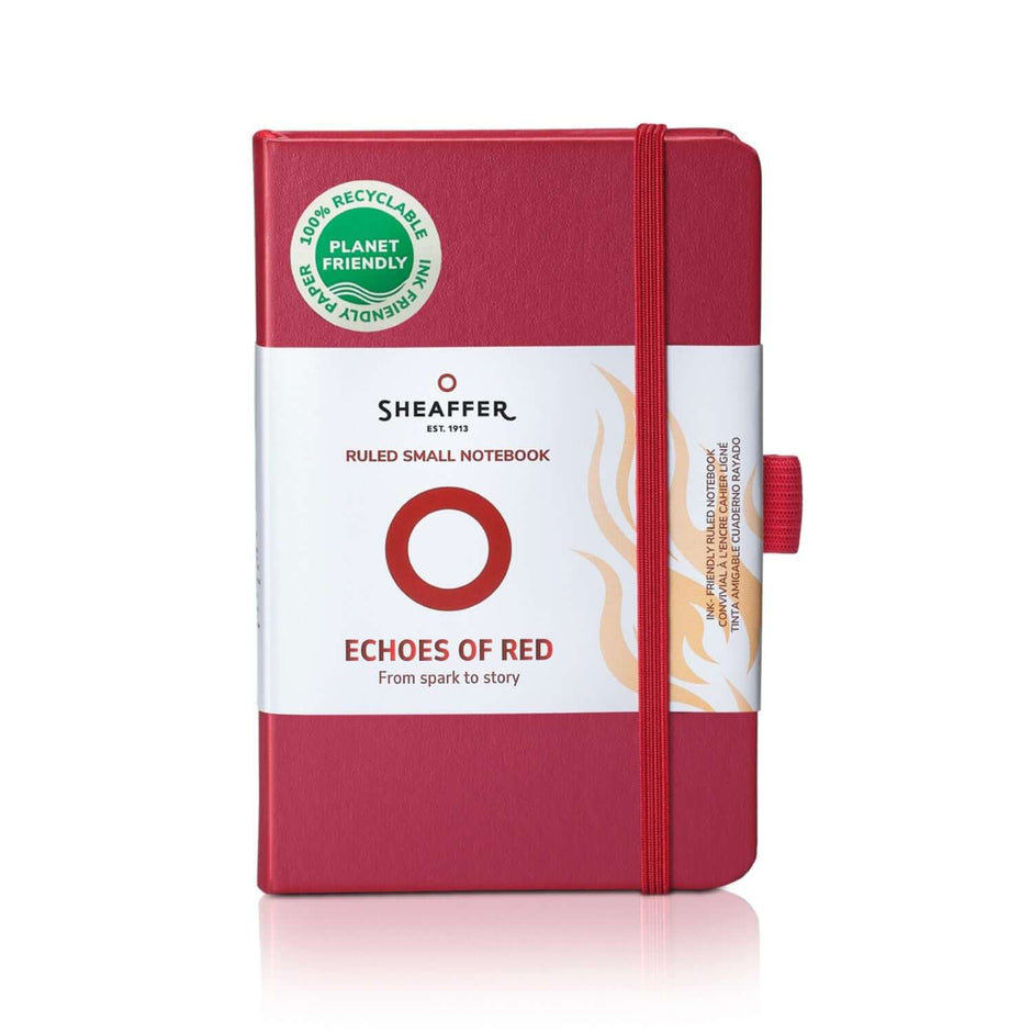 Sheaffer Echoes Of Red 90GSM Small Notebook | Colour - Red