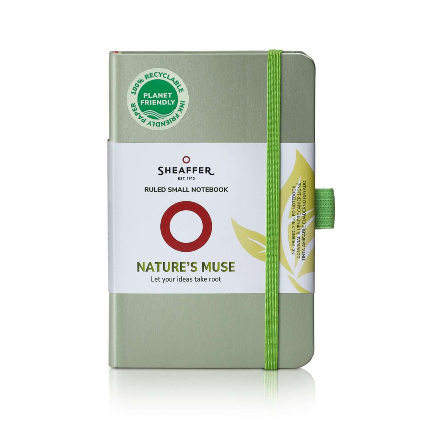 Sheaffer Nature's Muse 90GSM Small Notebook | Colour - Sage Green