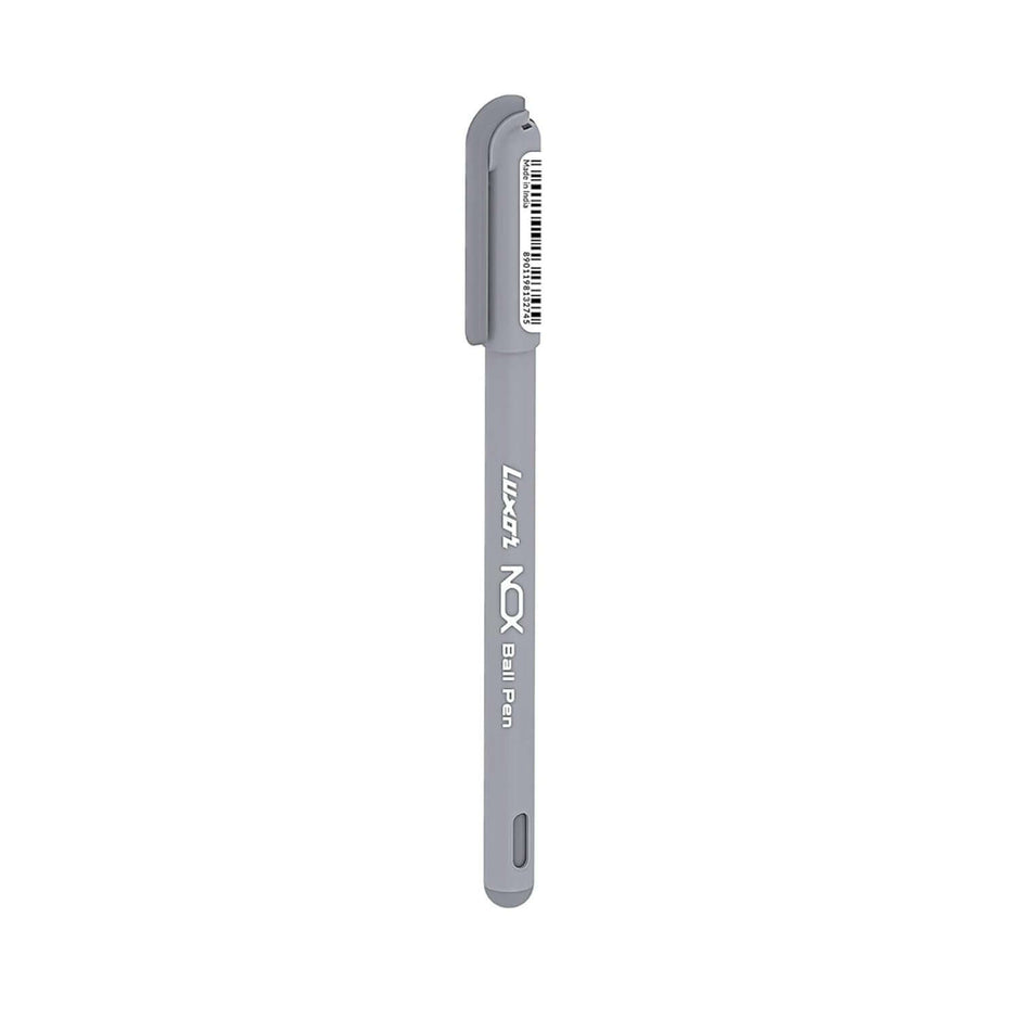 Luxor Nox Ball Pen | Ink Colour - Blue, Black and Red on a white background, showcasing its sleek design.