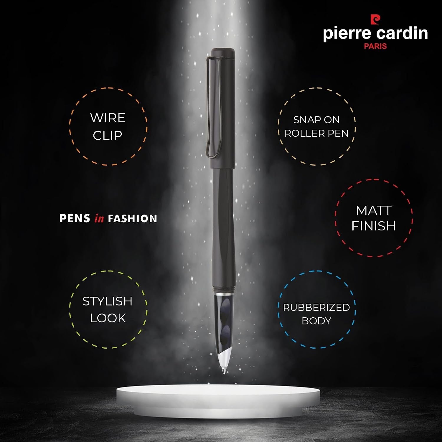 Pierre Cardin Officer Gift Set | Set of Roller Pen with Card Holder