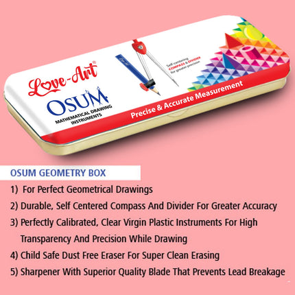 Artline Love-Art Osum Mathematical Drawing Instruments Box