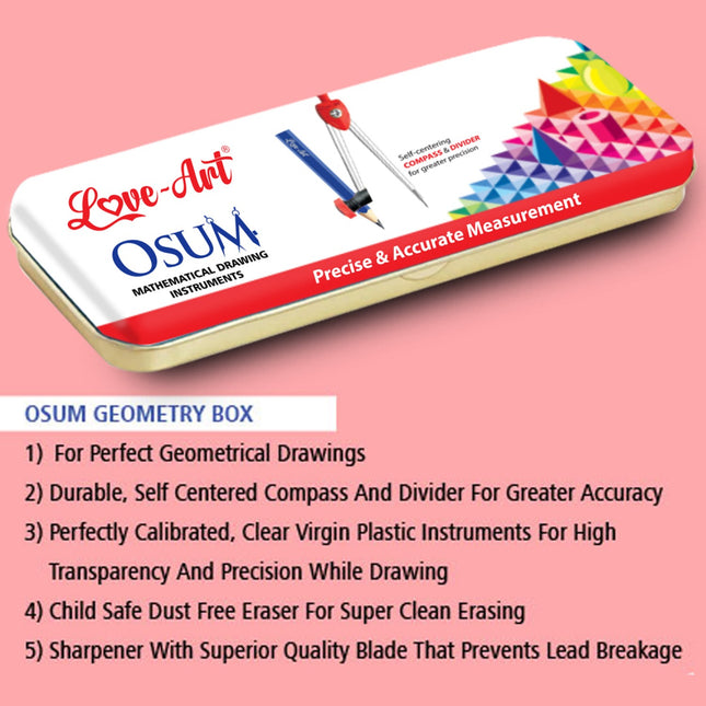 Artline Love-Art Osum Mathematical Drawing Instruments Box