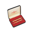Pierre Cardin Pearl Satin Gold Set  | Set of Ball Pen and Roller Ball Pen