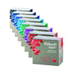 Pelikan 4001 Ink Bottle - 62.5ML in various vibrant colors displayed in boxes.