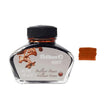 Pelikan 4001 Ink Bottle - 62.5ML showcasing brilliant brown hue in a 62.5ML glass bottle.