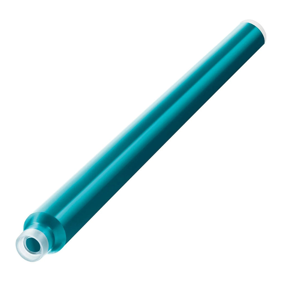 Pelikan GTP5 Long Ink Cartridges in teal color, designed for superior writing performance and vibrant ink flow.