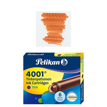 Pelikan TP/6 Short Ink Cartridges | Pack of 6