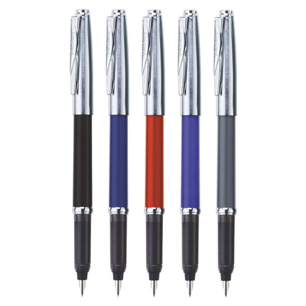 Pierre Cardin Penomatic Metal Fountain Pen | Includes 1 Converter and 2 Cartridges
