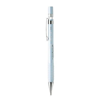 Pentel AM13 Mechanical Pencil 1.3mm with non-slip grip and replaceable eraser for comfortable writing.