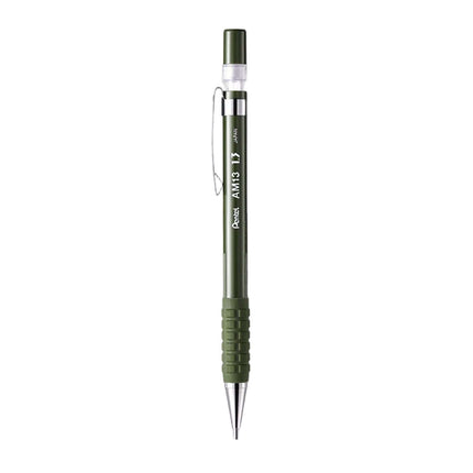 Pentel AM13 Mechanical Pencil 1.3mm with non-slip grip for comfortable writing and drawing.